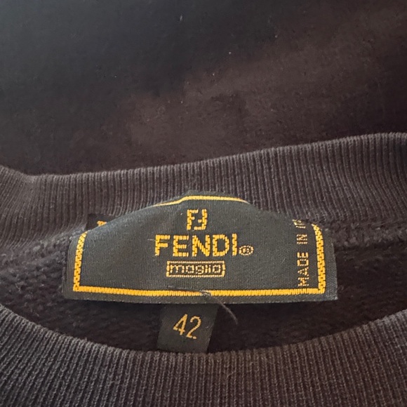 Fendi Black Logo Women’s sweatshirt - Picture 2 of 3